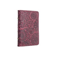Обложка для документов из кожи HiArt AD-03 Shabby Plum Mehendi Art