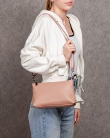 Женский молодежный кожаный клатч ALEX RAI 3092 pink