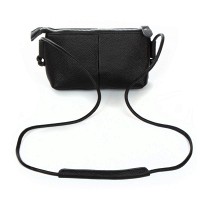 Молодежный клатч из кожи ALEX RAI 6003 black