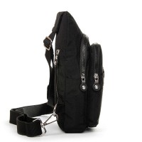 Женская тканевая сумка-слинг Jielshi 0879 black