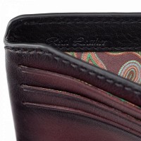 Мужской кожаный кошелек Visconti MT92 Zanotti (Burgundy Burnish)