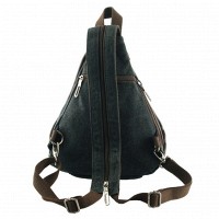 Оригинальный рюкзак из холста черный TRAUM