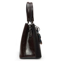 Женская замшевая сумка ALEX RAI 385 brown