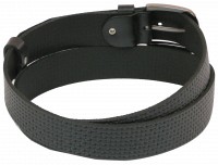 Кожаный мужской ремень Skipper 1058-40 черный 4 см.