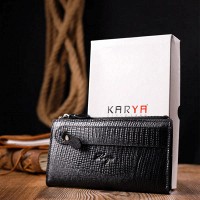 Женский кошелёк из кожи KARYA 21129