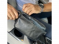 Мужская кожаная поясная сумка  Tiding Bag 1001A