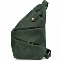 Мужская кожаная сумка-слинг TARWA RE-6402-3md