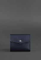 Женский кожаный кошелек BlankNote 2.1 темно-синий Краст BN-W-2-1-NAVY-BLUE