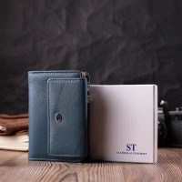 Женский комбинированный кожаный кошелек ST Leather 22504 