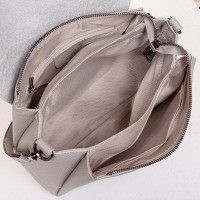 Женская кожаная сумка ALEX RAI 99105 l.gray