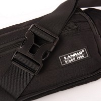 Мужская сумка на пояс Lanpad 35009 black