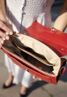 Женская кожаная сумка Ester красная TW-ESTER-RED