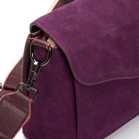 Женская замшевая сумка ALEX RAI 99118 bordo