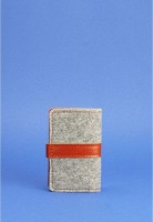 Фетровый кард-кейс BlankNote 6.1 с кожаными коричневыми вставками- BN-KK-6-1-FELT-K
