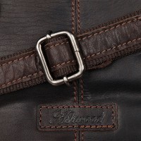 Мужская кожаная сумка Ashwood 8341 Brown (Коричневый)