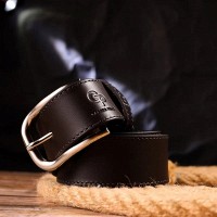 Мужской кожаный ремень Grande Pelle 21460 