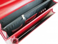 Женский портфель из эко кожи AMO SST09 красный