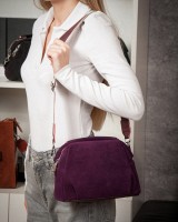 Женская замшевая сумка ALEX RAI 99125 bordo