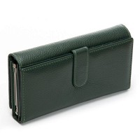 Женский кожаный кошелек Bright DR. BOND W46-2 green