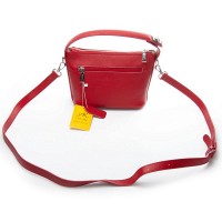 Женская кожаная сумка ALEX RAI 93056 red