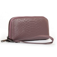 Женская кожаная косметичка Cosmetic 60095-12 purple