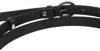 Женский кожаный ремень Skipper 1405-15 черный