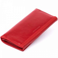 Женский кожаный клатч GRANDE PELLE 11318 Красный