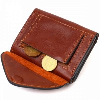 Кожаный женский кошелек ручной работы GRANDE PELLE 16786