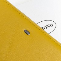 Кожаный женский кошелек Classic DR. BOND W39-3 yellow