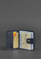 Кожаный кард-кейс BlankNote 7.1 темно-синий bn-kk-7-1-navy-blue