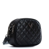 Женский молодежный кожаный клатч ALEX RAI 60065 black
