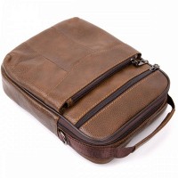 Мужская кожаная сумка через плечо Vintage 20392