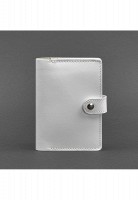 Кожаная обложка для паспорта  3.0 белая BN-OP-3-LIGHT