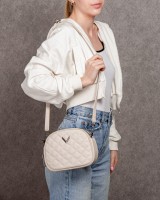 Женский молодежный кожаный клатч ALEX RAI 60065 white