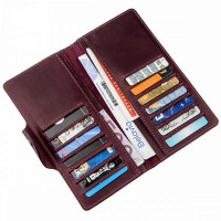 Женский кошелёк из винтажной кожи SHVIGEL 16178