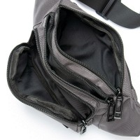 Мужская сумка на пояс Lanpad 35002 gray