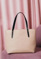Женский кожаный шоппер Walker Mini светло-бежевый флотар TW-WALKER-BEIGE-FLO