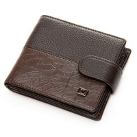 Мужской кожаный кошелек BE BRETTON 408L brown mix
