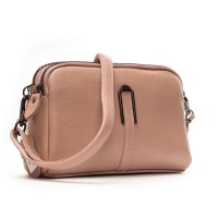 Женский молодежный кожаный клатч ALEX RAI 99084 pink