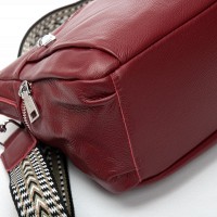 Женская кожаная сумка классическая ALEX RAI 2048-9 red