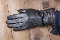 Женские сенсорные кожаные перчатки Shust Gloves 946s1