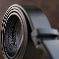 Мужской кожаный ремень автомат Vintage 20270