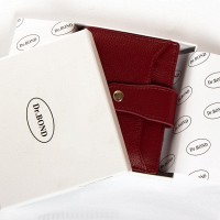 Женский кожаный кошелек Classik  DR. BOND WN-23-15 wine-red