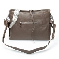 Женская кожаная сумка классическая ALEX RAI 91008-9 khaki