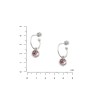 Серьги Скифская Этника Цефеида light amethyst 925