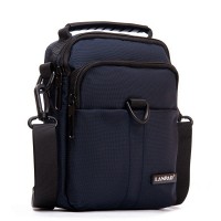 Мужская небольшая сумка через плечо и пояс Lanpad 7685 blue