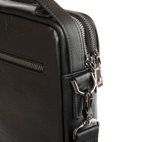 Мужская кожаная сумка через плечо BRETTON 5415-4-L black