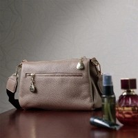 Молодежная женская кожаная сумка через плечо Vintage 22609 