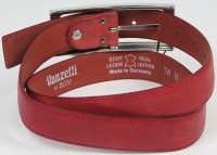 Женский кожаный ремень Vanzetti, Германия, 100072 ,бледно красный, 3,8х109 см