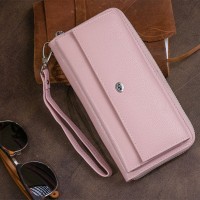 Женский кожаный кошелек ST Leather  19297 Розовый